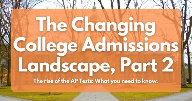 The Changing College Admissions Landscape Part 2